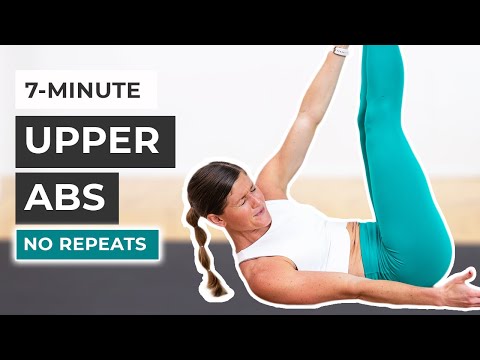 7-Minute Upper Abs Workout (No Repeat, No Equipment)