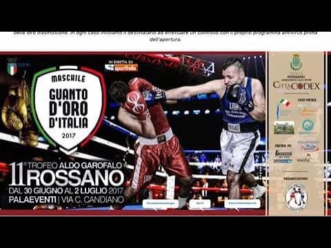 Guanto D'Oro D'Italia 2017 - Trofeo A. Garofalo QUARTI