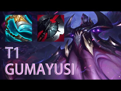 T1 Gumayusi Bel'Veth Jungle VS Rumble | KR Challenger Patch 13.23