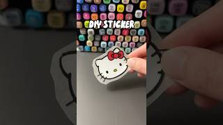 Download lagu How to make stickers at home?! #diysticker #papercrafts #hellokitty #cute #crafts #diy mp3