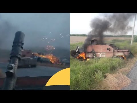 The battle with armored monsters in Mexico