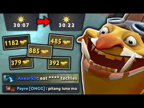 How can POS4 Techies get 3323golds in 15Second - WTF 500IQ Outplayed!!