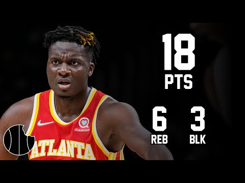 Clint Capela Highlights | Jazz vs. Hawks | 7th Jan 2024