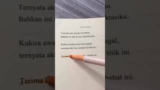 Download lagu Terimakasih untuk diri sendiri #shorts #quotes #motivasi mp3