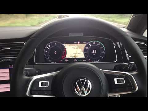 VW Golf GTD (2017-2018) active lane assist and active cruise control