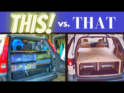 (MY BUILD vs Common Platform) Best DIY DESIGN for Small Vehicle Camper Conversion