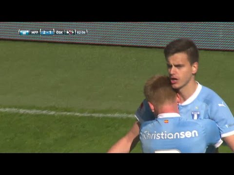 Jeremejeff trycker in 2-1 för MFF - TV4 Sport