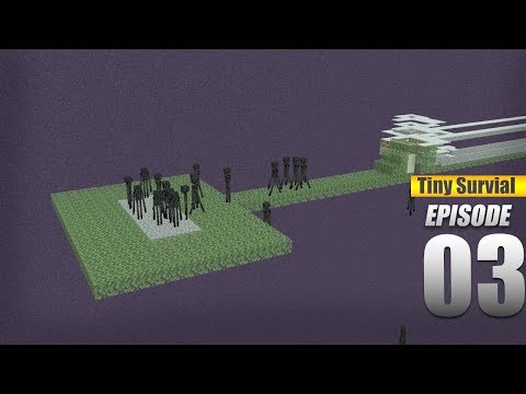 Tiny Suvival Episode 3 The Enderman Farm!