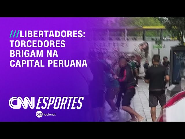 Libertadores: torcedores do Palmeiras e do Flamengo brigam na capital peruana | CNN NOVO DIA