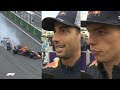 Ricciardo And Verstappen Explain Baku Crash 2018 Azerbaijan Grand Prix