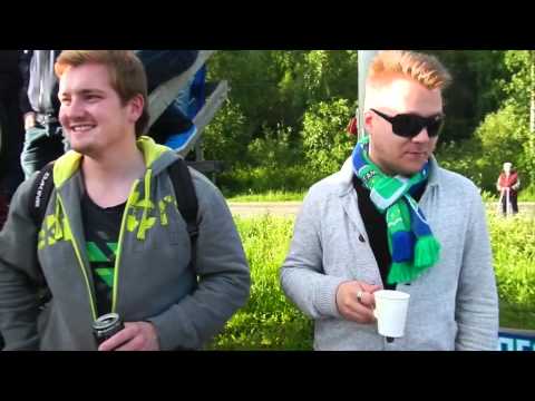 TamU-K:n kannattajat laulavat Kaukajärvellä