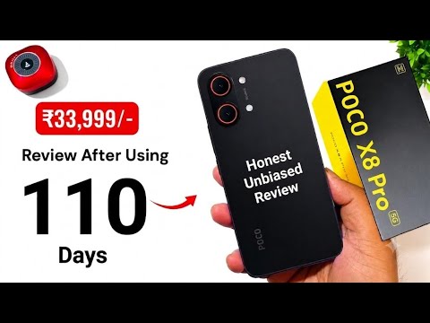 Thumbnail for POCO X8 PRO Review After 110 Days Best Gaming Phone Under ₹35k 🔥🔥🚀🚀 #pocox8pro