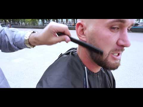 Стрижка на улице *Вова Лигай* город Луганск *Барбершоп Первый Мужской* Barbershop