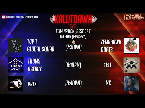 ELIMINATION ROUND #1 | KALUTDAWN TOURNAMENT | MLBB