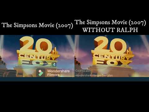 20th Century Fox The Simpsons Movie Varient Comparison