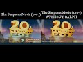 20th Century Fox The Simpsons Movie Varient Comparison