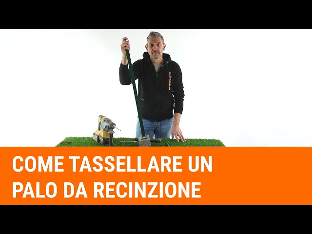 Come mettere i tasselli per i pali da recinzione