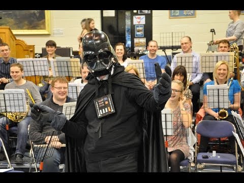 Darth Vader conducts the Glasgow Wind Band