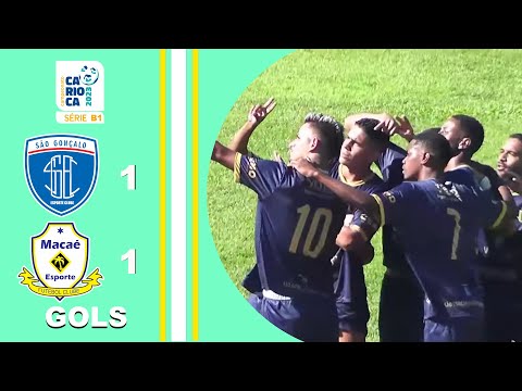 SÃO GONÇALO 1X1 MACAÉ - CARIOCA SÉRIE B1 2023 -TAÇA CORCOVADO - 1ª RODADA
