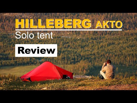 HILLEBERG AKTO - Review of a solo tent made for hiking tours