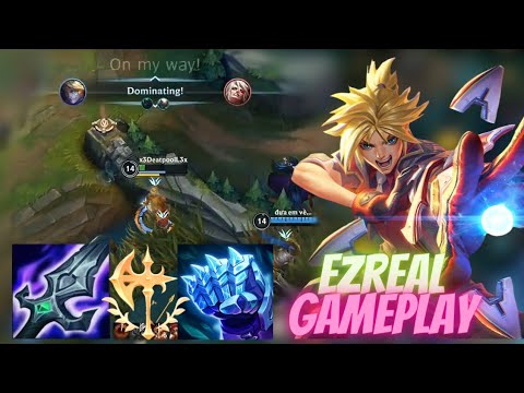 New Ezreal Mythic Youmuu's Build (Insane Burst) Wild Rift Ezreal Gameplay !