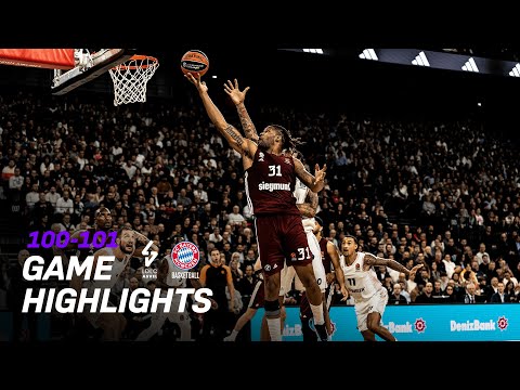 FC Bayern München Highlights | Asvel Lyon-Villeurbanne - FCBB 100:101 | EuroLeague 23/24