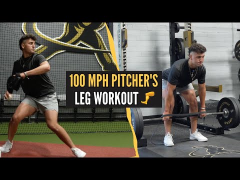 Lower Body Workout With A 100 MPH Pitcher