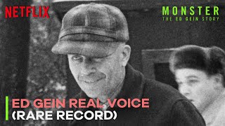 Ed Gein Real Life Voice - Record in 1957