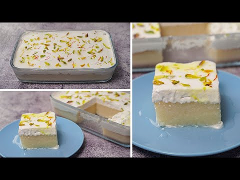 Semolina Dessert Recipe | Easy and Quick Suji Cream Dessert | Yummy