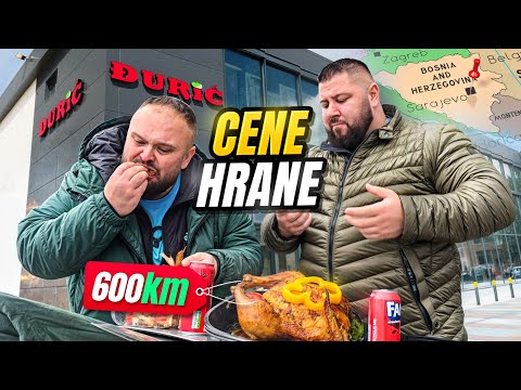 JEFTINO ili IPAK NE - KAKVE su CENE NAMIRNICA u SARAJEVU ???  SUPERMARKET ĐURIĆ