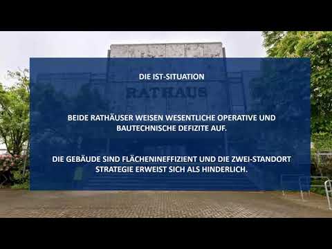 Online-Informationsveranstaltung zum Thema Neubau Rathaus - vergleichende Standortanalyse