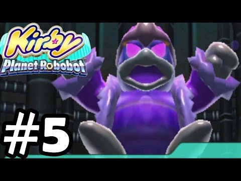 Kirby Planet Robobot Gameplay Walkthrough Part 5 - World 5- English [3DS]