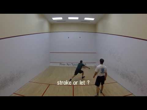 SQUASH SKILLS - LET OR STROKE