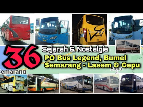 History & Nostalgia of 36 PO Bus Legend, Bumel Semarang - Lasem & Cepu Route ❗