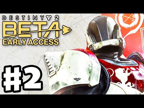 Destiny 2 Beta Early Access - Gameplay Part 2 - Titan! The Inverted Spire Strike! (PS4 Pro)