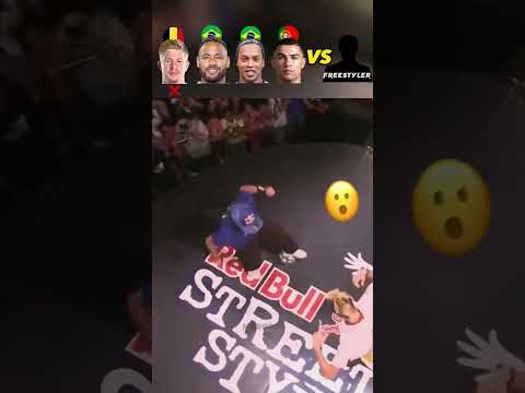 De Bruyne VS Neymar VS Ronaldinho VS Ronaldo 🤯 Against Freestyler #shorts #viral #cristianoronaldo