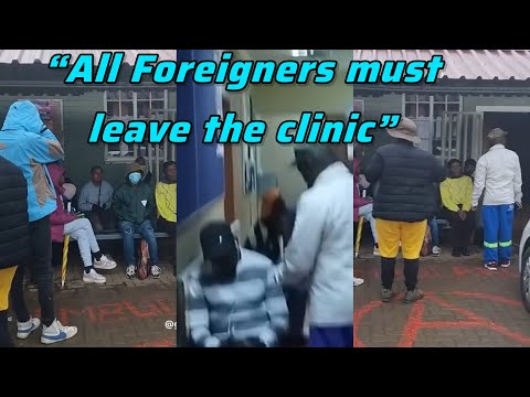 Watch Operation Dudula chasing away foreigners in Phedisong Clinic
