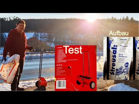 Einhell Streuwagen TEST - Salz Dünger GC-SR 12