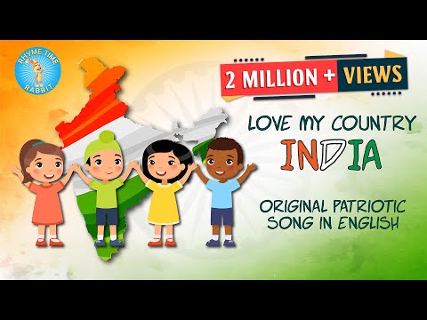 Love my country India | Original patriotic song in English | Rhymetime Rabbit