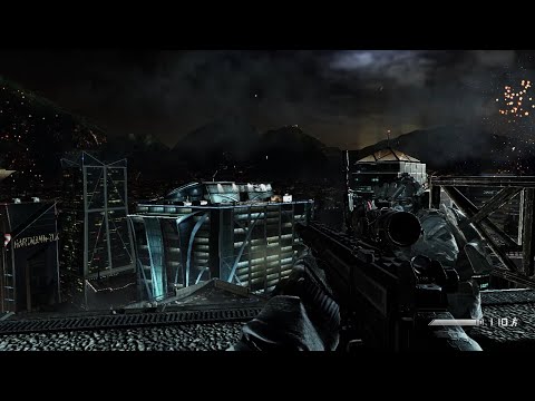 Call of Duty Ghosts Mission 7 Federation Day | Skyscraper Rappel Mission Stealth Mission Gameplay