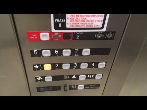 BEFORE: Dover CUSTOM IMPULSE Hydraulic Elevators at Residence Inn- Downtown- Tampa, FL, USA