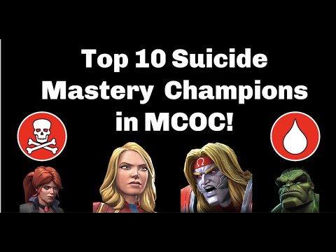 Top 10 Suicide Mastery Champions in MCOC! (May 2021) - Marvel Contest of Champions