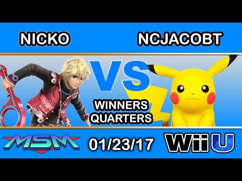 MSM 82 - FAD | Nicko (Shulk) Vs. SCB | NCJacobT (Pikachu) Winners Quarters - Smash Wii U