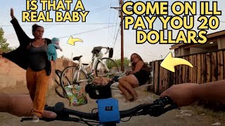 Download the video "e bike ride on 47 avenue and Indian school  phoenix ,az"