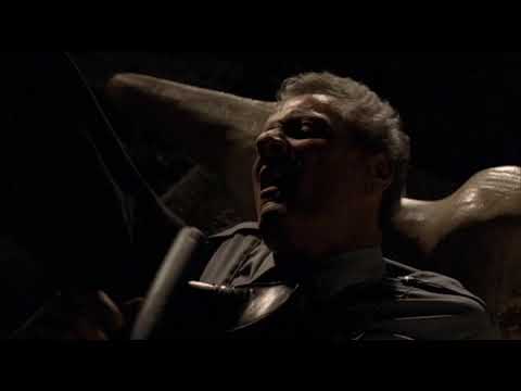 Sopranos - Benny and Terry interrogate port security guard over missing Vespa scooters (Cold Cuts)