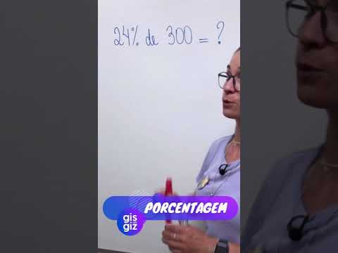 PORCENTAGEM COMO CALCULAR PORCENTAGEM Prof Gis 01