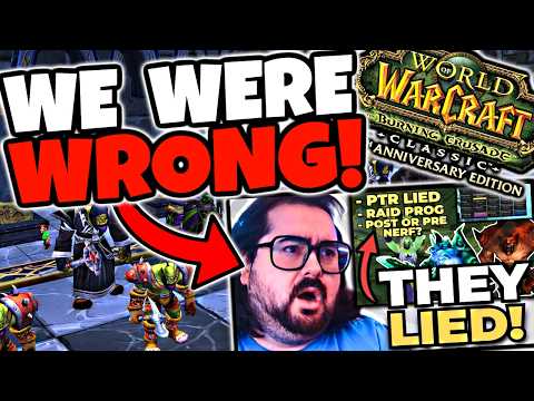We Were All WRONG About The RAIDS in TBC Anniversary...