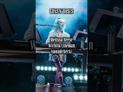 Thumbnail for Melissa Reese singing Wichita Lineman at soundcheck (Yokohama 2025) #gunsnroses #slash #rock #music by Melissa Reese
