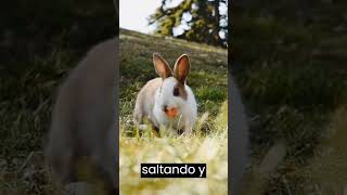El conejito curioso y el jardín mágico 🌞 #Audio #Cuento #shorts