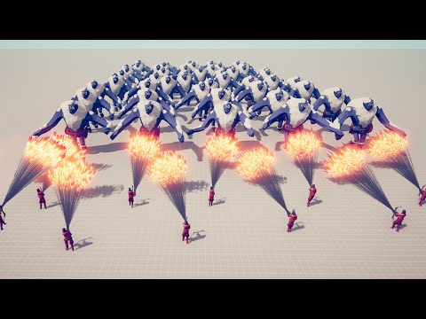 50x ICE GIANT vs 10x EVERY GOD - Totally Accurate Battle Simulator TABS